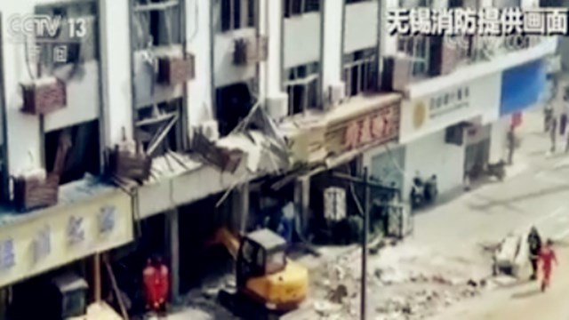 现场画面曝光！江苏无锡一小吃店发生燃气爆炸9死10伤