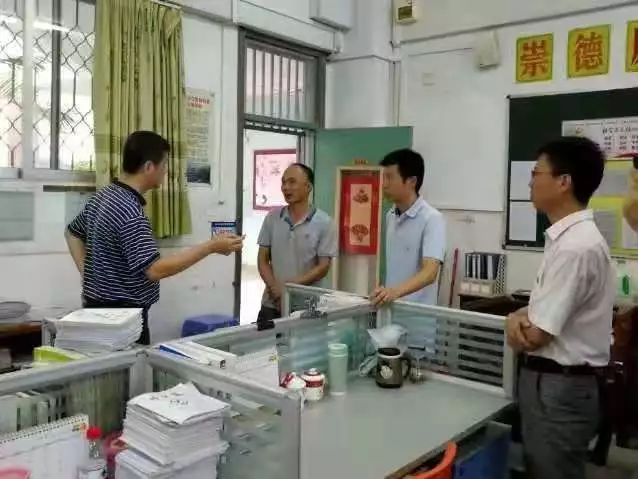 市教育局主要领导到渔洲中学检查指导防溺水相关工作