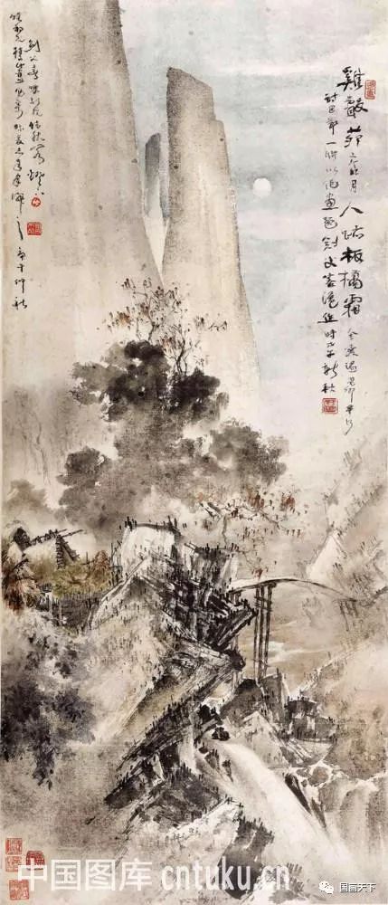 岭南画派创始人之一高剑父国画作品赏析