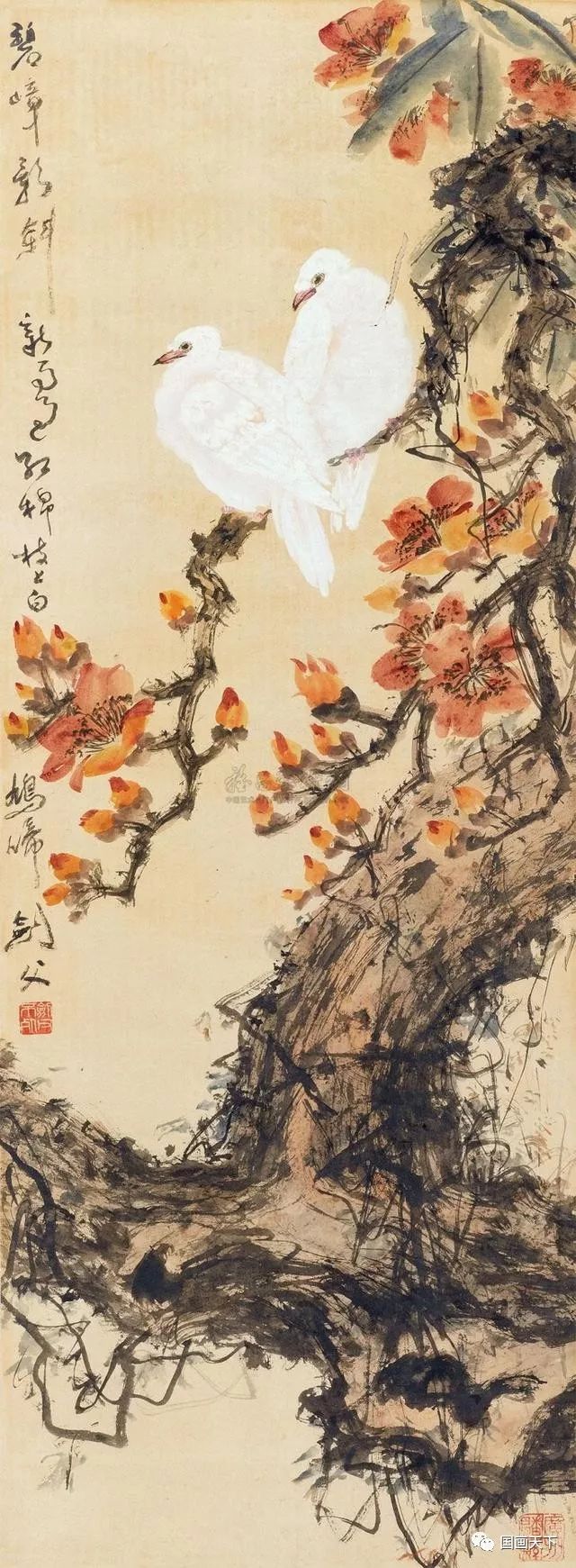 岭南画派创始人之一高剑父国画作品赏析