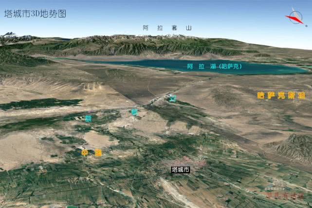 高清3d地图,看新疆14个地级市州地形地貌