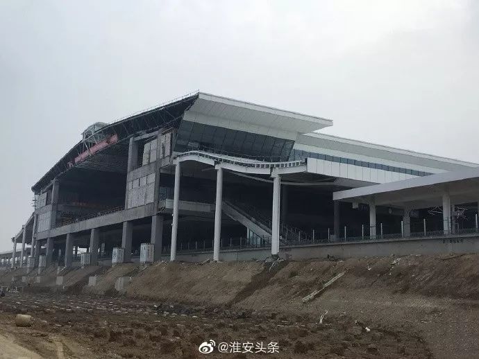 淮安高铁车站名定啦!淮安的站点叫.附最新施工进展图!_铁路
