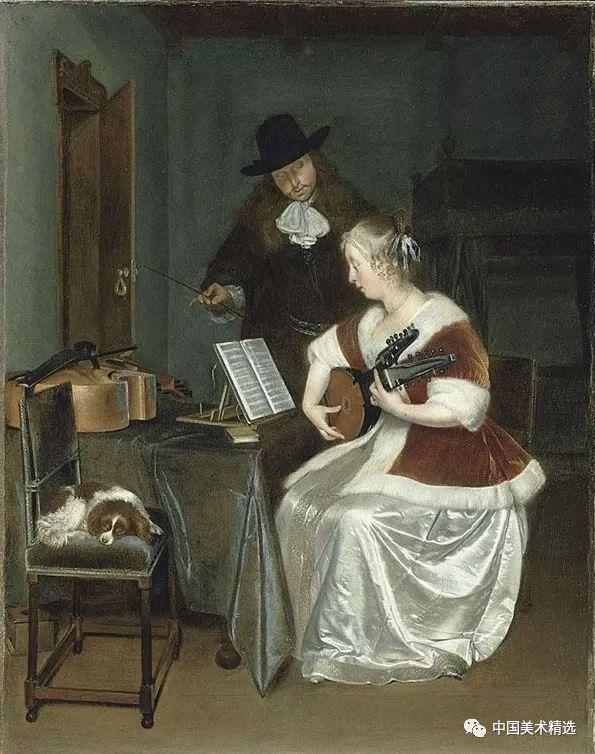 at the virginallouis gauffier (1761-1801), portrait of elizabeth