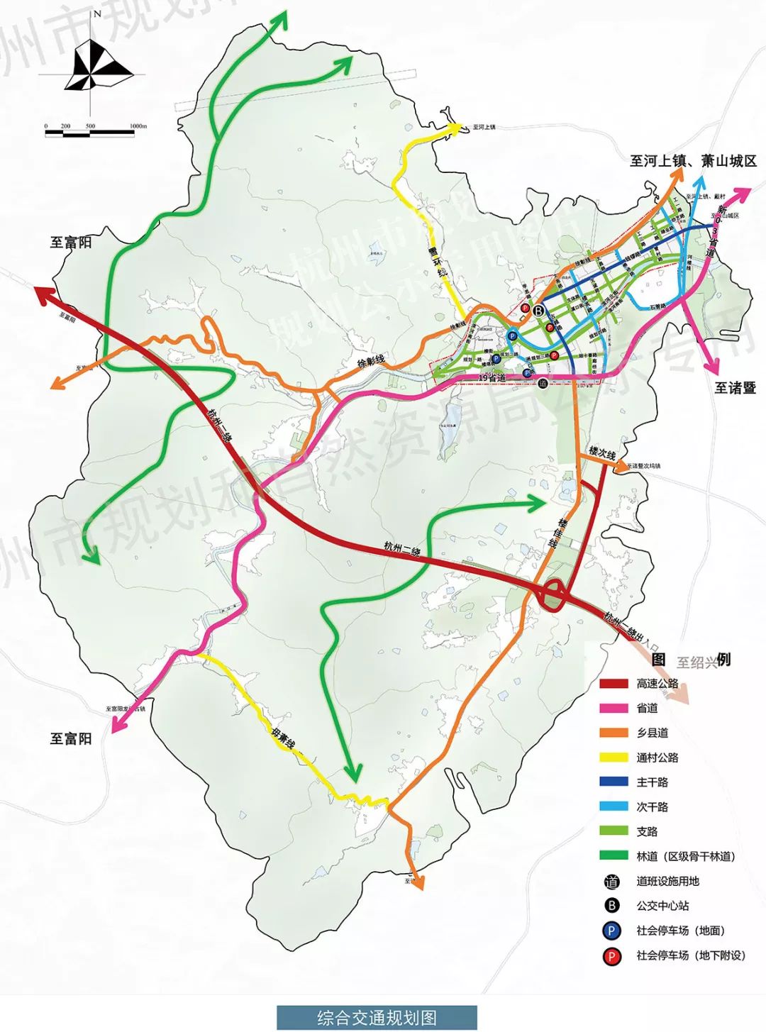 浦阳镇,楼塔镇控制性规划发布,建设功能复合,生态宜居的杭州南花园示