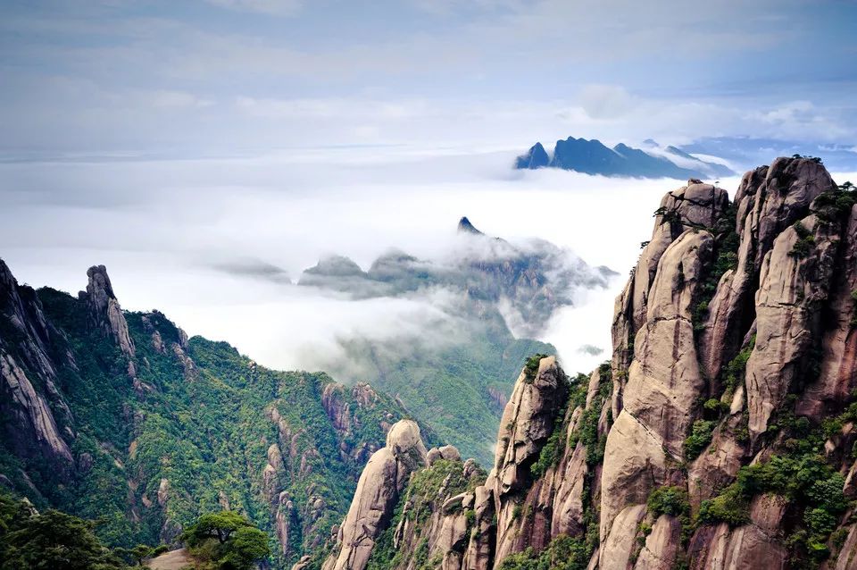 三清山11月1晚3日行摄天下名山看日出日落云海