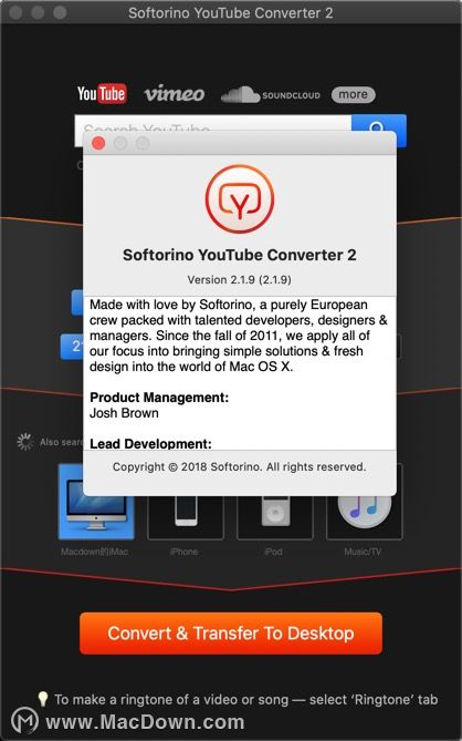 softorino youtube converter 2 for mac