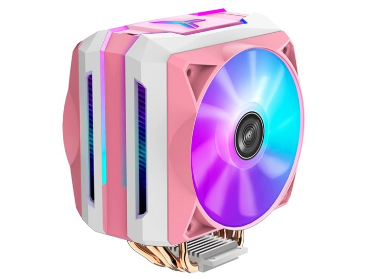 乔思伯推出一款粉色散热器，支持RGB灯效