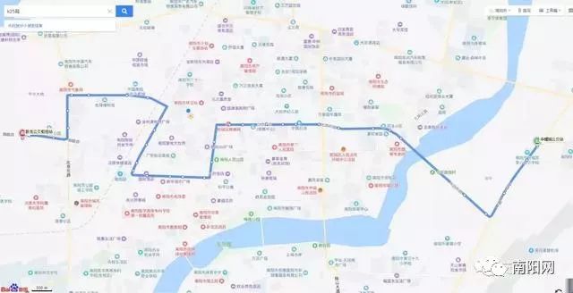 收藏南阳最新公交线路图41条