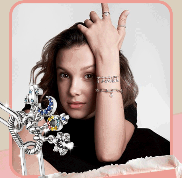 来pandora me串饰学院解锁millie bobby brown的挚爱秘