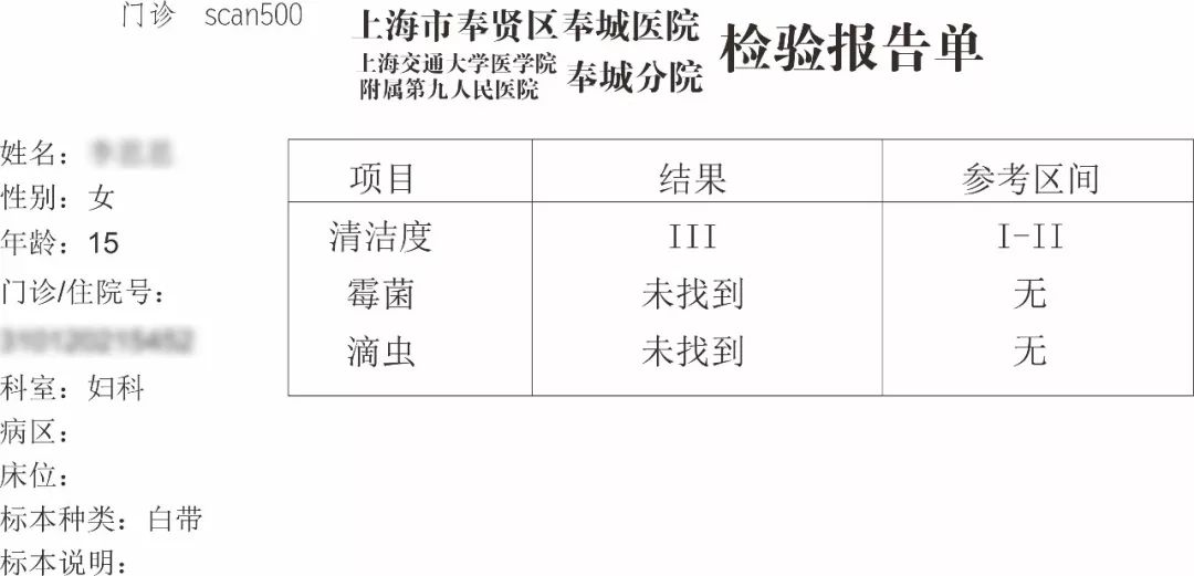 看着这对焦虑的父女,我先安慰道:"阴道毛滴虫很小,肉眼根本看不见