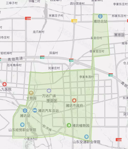 潍坊市区人口_定了 潍坊市区这些地方要建过街通道或天桥了 快看你经常路过(3)