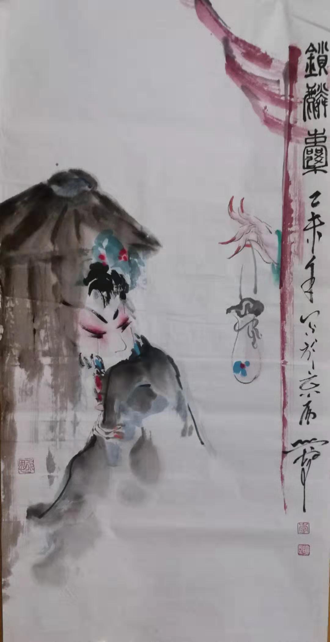 原创"狂狷进取 得意忘形"——李明臣的戏曲人物画之美