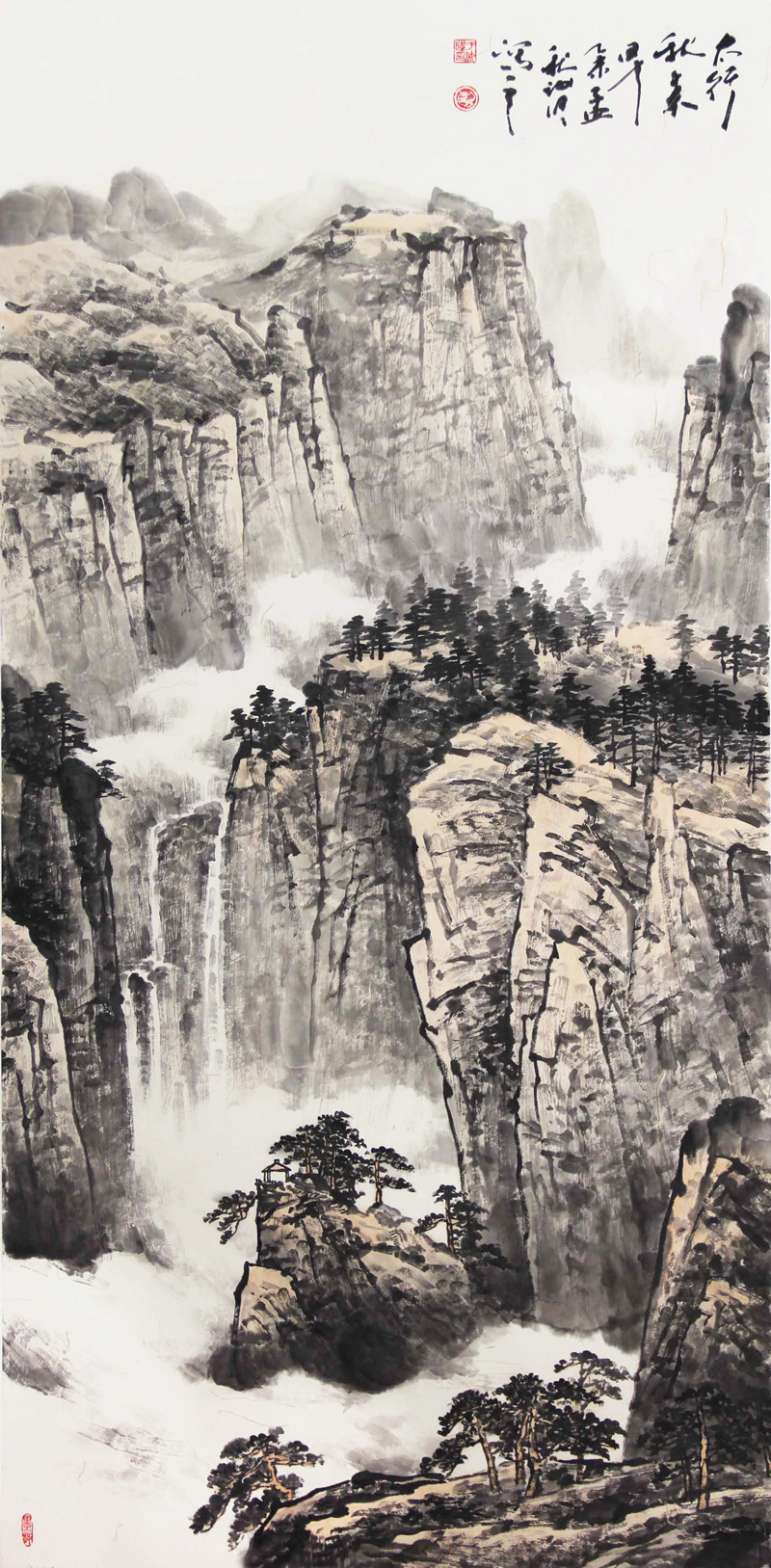 苍润相济气象万千画家于汝旺的山水画创作