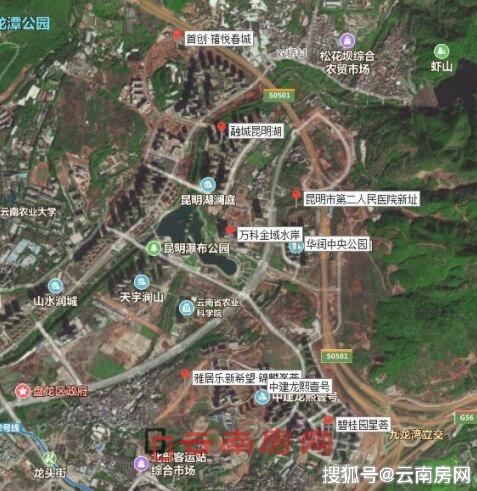 原创昆明市第二人民医院新址落地北部山水新城规划600个床位