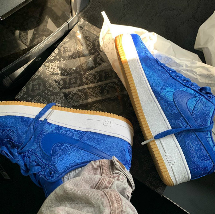 周董上脚蓝丝绸!冠希 clot x af1 完整入手信息来了!