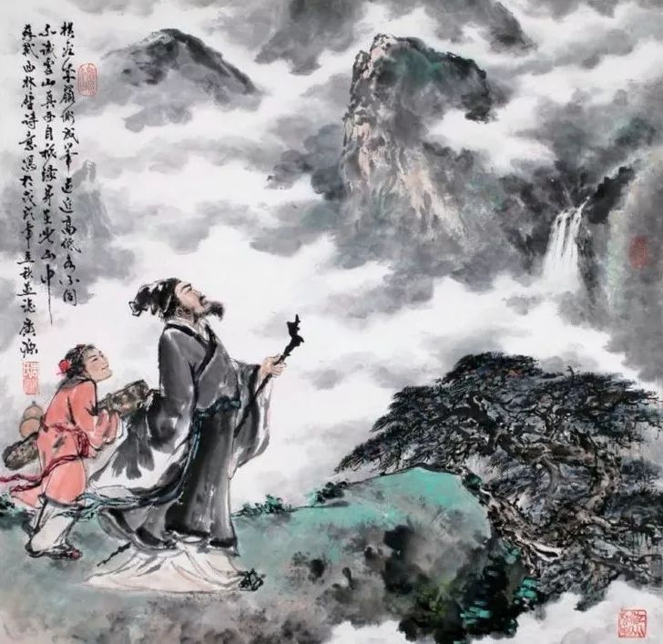 周广源的历史人物画