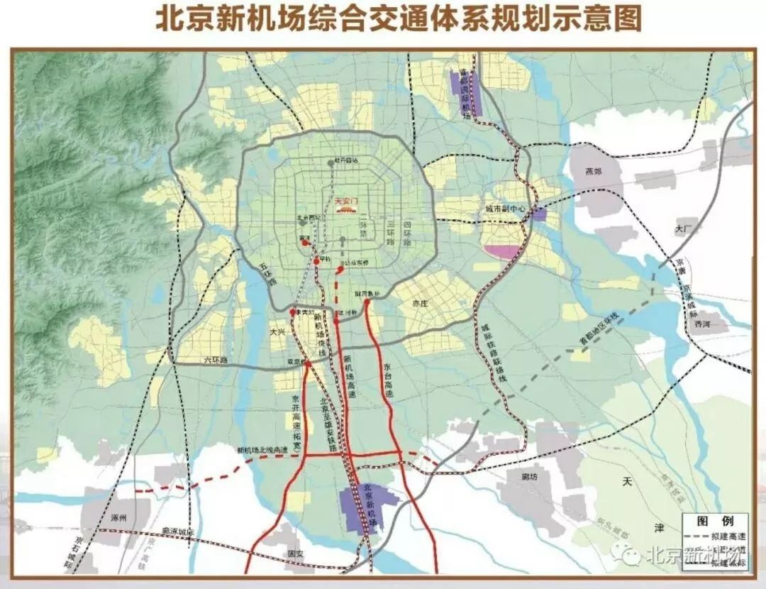 多条北京轨道交通即将规划r4线出炉涉及榆垡固安等多地