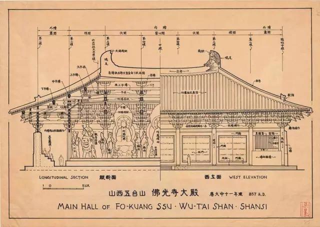 中国古建筑到底有多美看了梁思成的手绘图你就知道了