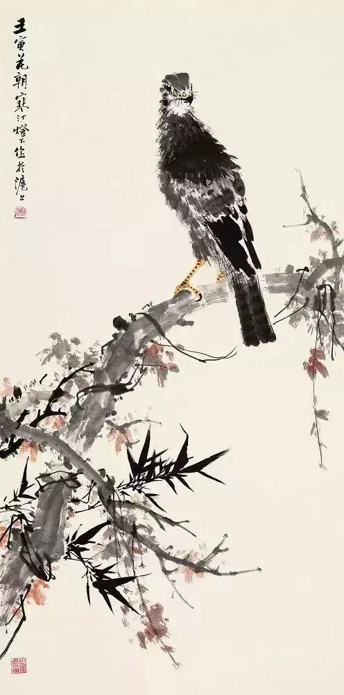 江寒汀是当代海派花鸟画第一人,为近现代海派小写意花鸟最重要代表