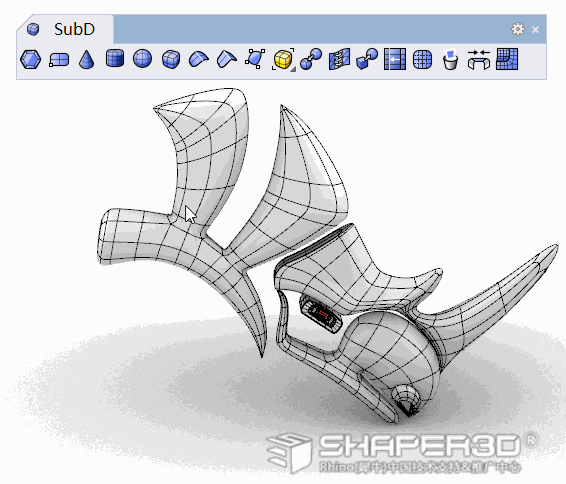聊一聊rhino7wip的细分建模