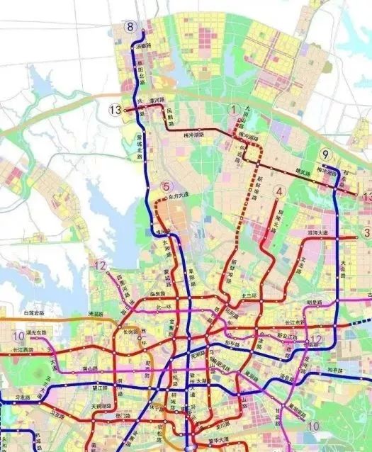 另外,根据规划,新站区境内今后或将有地铁1,3,4,9,13号线5条地铁线