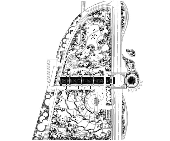 景观园林cad平面图,高清的景观园林cad平面图欣赏大全