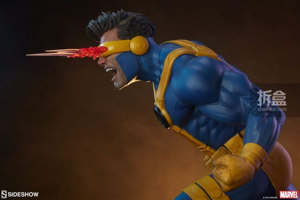 Sideshow漫威漫画《X战警/X-men》镭射眼CyclopsPF雕像_产品