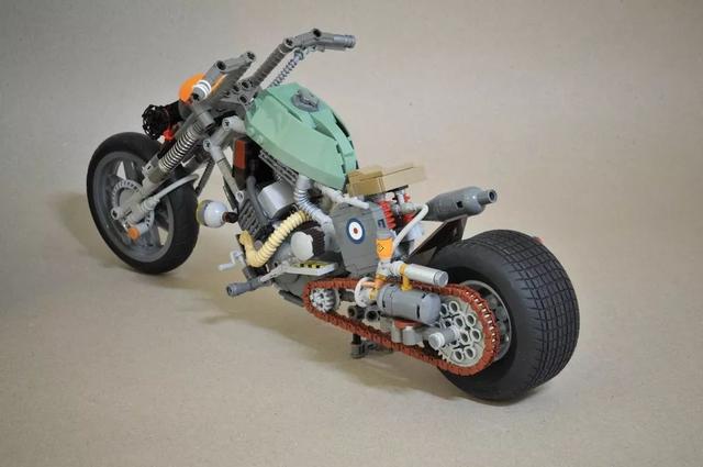 喜欢摩托车的来咯lego乐高moc作品欣赏摩托车集锦