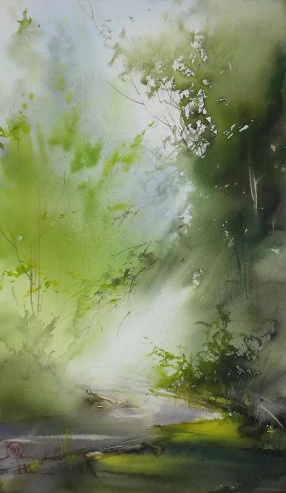 俄罗斯著名画家ilya ibryaev风光水彩画作品欣赏
