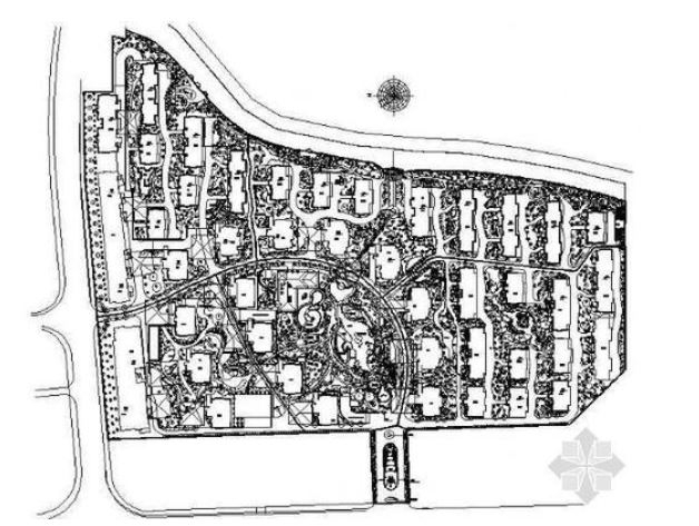 景观园林cad平面图,高清的景观园林cad平面图欣赏大全