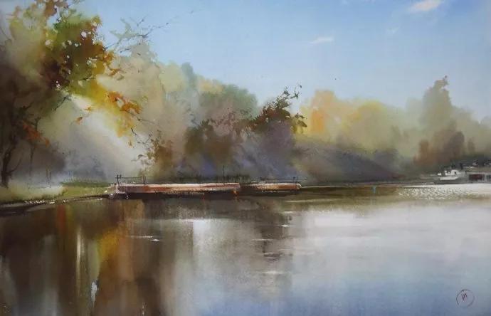 俄罗斯著名画家ilya ibryaev风光水彩画作品欣赏