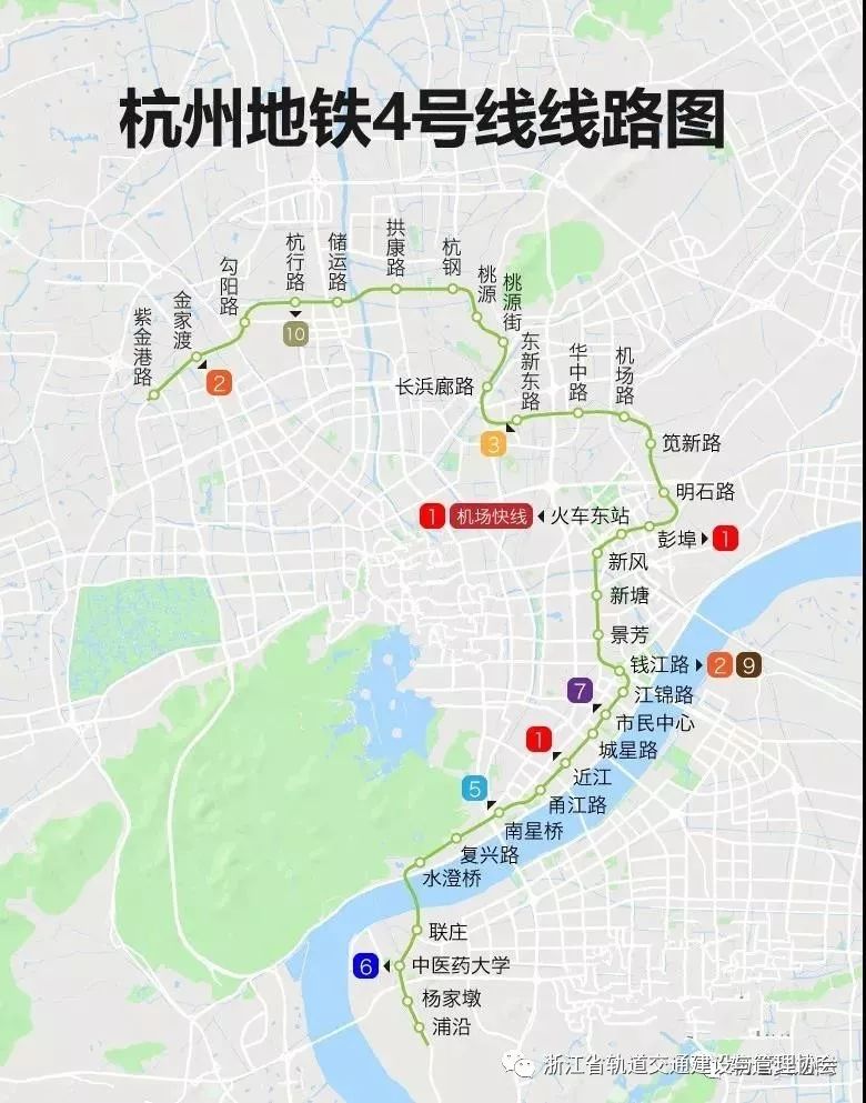 最新最全的杭州地铁线路图施工进度及通车时间表出炉