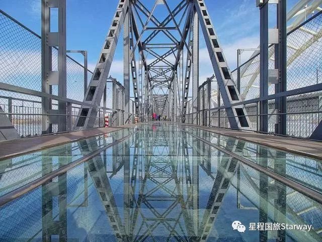 滨州铁路桥】,铁路大桥始建于1900年,曾在《夜幕下的哈尔滨》《情人节