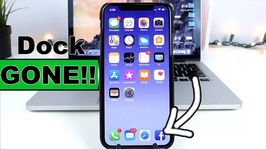 iphone 隐藏 dock 栏,效果超赞_壁纸