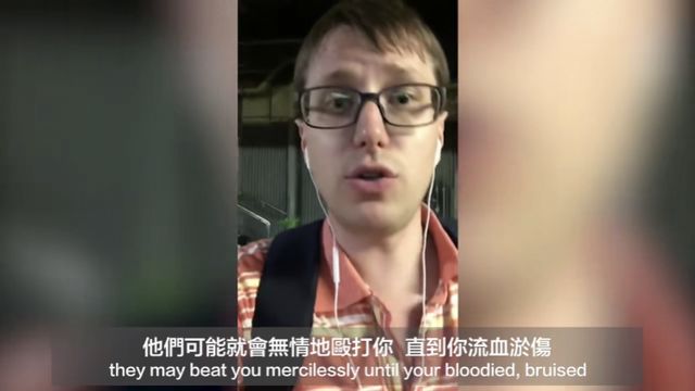 传递香港真相的美国小哥YouTube账号被封！曾揭露暴徒暴行