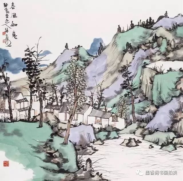 随时随地学国画|林容生《青绿山水画基础与创作实践》