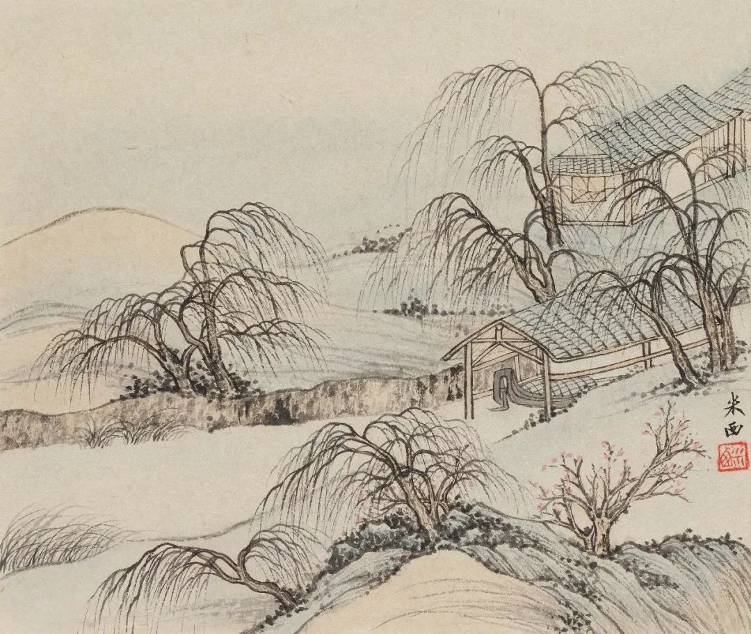 问道东庄——沈周《东庄图册》临摹微展