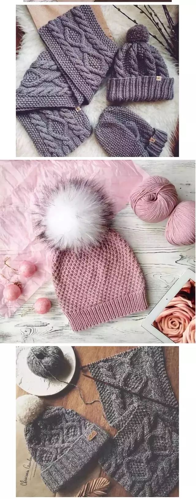 这样编织帽子真好看,编织起来还有这么多花样,每款都