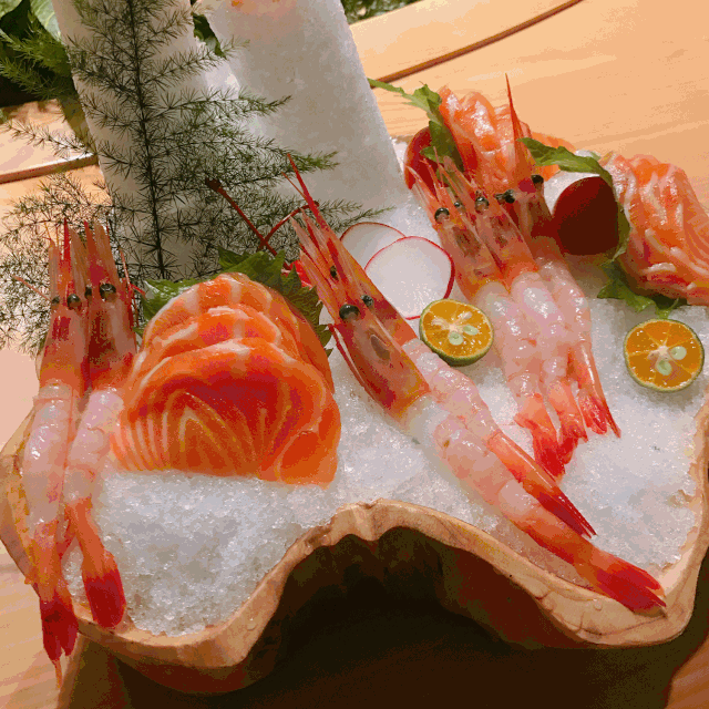 128元抢原价374元【一修鳗先生】套餐!三文鱼甜虾刺身
