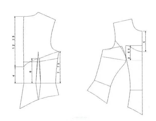 婚纱礼服制版_婚纱礼服纸样制版图