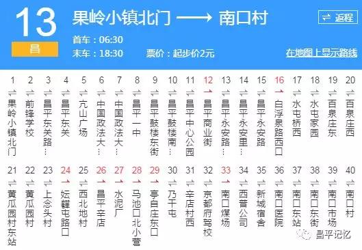 58路前往吉利大学那一年乘坐昌59路前往昌平草莓园那一年乘坐昌60路