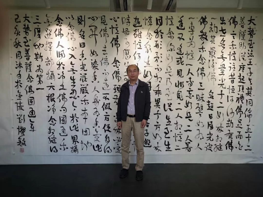 探索刘灿铭书法巨幅新作欣赏