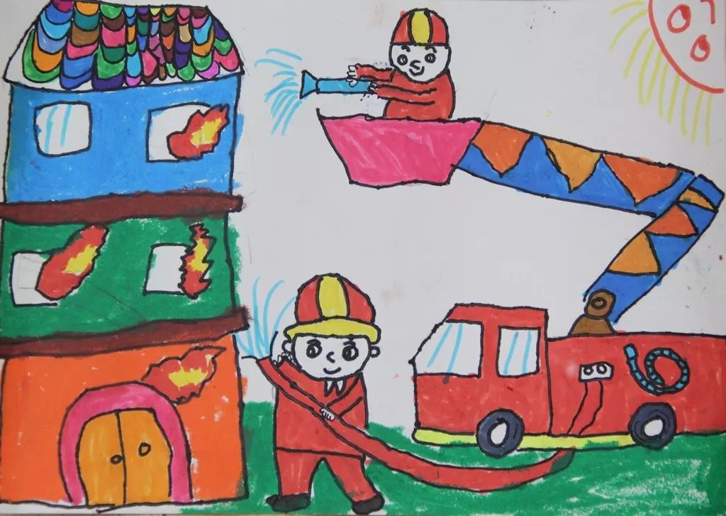 14号:东滩思南路幼儿园王心怡《我是小小消防员》
