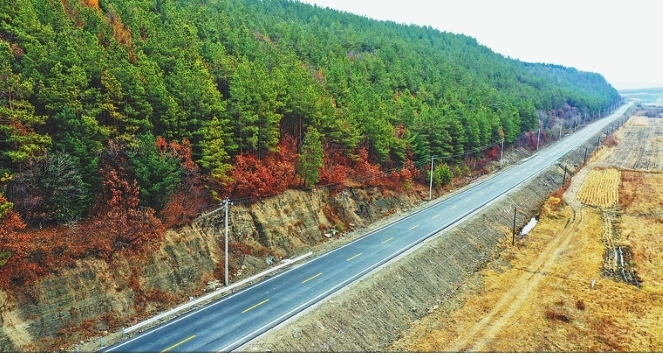 省道同江至汪清公路勃利至勃林界段改扩建工程主体交工通车