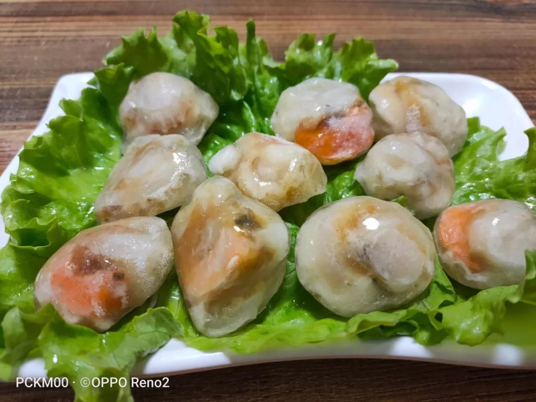 冰冻使鸳鸯贝最大程度的保留鲜味