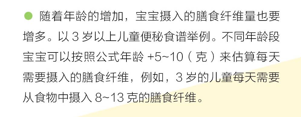 想要改善宝宝便秘就先改善宝宝膳食