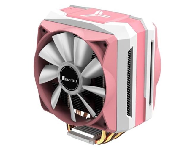 乔思伯粉色RGB散热器上架:299元,有点娘炮