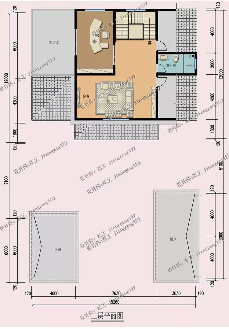 5款带阳光房的农村二层别墅实用又富有朝气80后建房首选