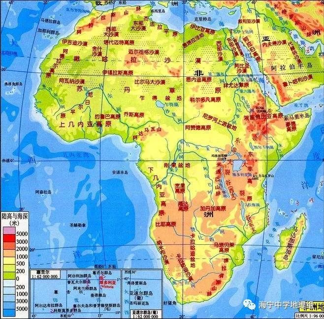 大部属埃塞俄比亚高原,中西部是高原的主体,占全境的2/3,东非大裂谷