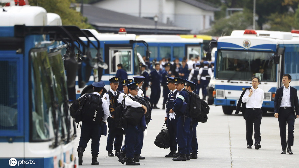 日本德仁天皇即位大典前皇居周边加强警备